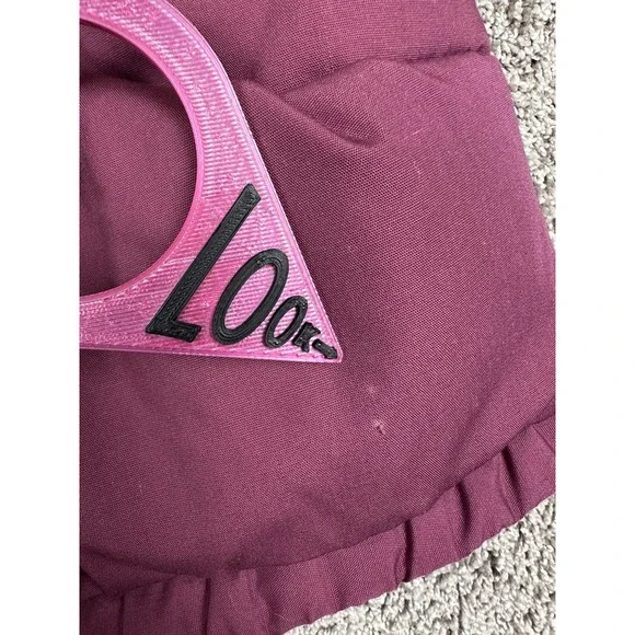 Vintage Puffer Vest Womens Large Quilted Button Front Sleeveless Winter 80s - Picture 5 of 10